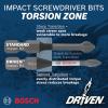 imageBOSCH ITDT20215 15Pack 2 in Driven Torx 20 Impact Tough Screwdriving Power Bits