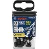 imageBOSCH ITDT25115 15Pack 1 in Driven Torx 25 Impact Tough Screwdriving Insert Bits