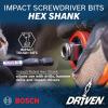 imageBOSCH ITDT25215 15Pack 2 in Driven Torx 25 Impact Tough Screwdriving Power Bits