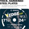 imageBosch DCB724B3 3 pc 714 In 24 Tooth Edge Circular Saw Blades for Framing