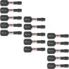 imageBOSCH ITDSQ2115 15 Count Pack of 1 1 in Driven Square 2 Impact Tough Screwdriving Insert Bits