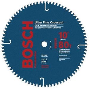 imageBosch CB1080 10Inch 80 Tooth ATB Crosscutting Saw Blade with 58Inch Arbor