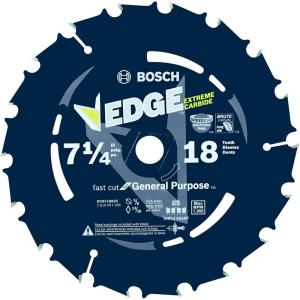 imageBosch CBCL518A 538Inch 18 Tooth ATB General Purpose Saw Blade with 58quot Arbor714 Diameter