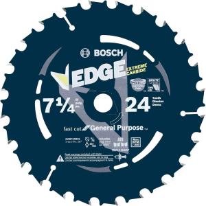 imageBosch DCB724B3 3 pc 714 In 24 Tooth Edge Circular Saw Blades for Framing