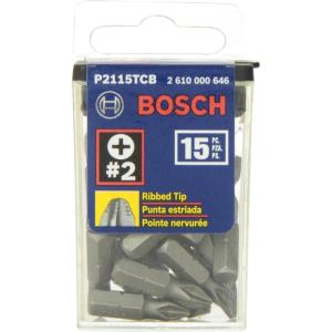 imageBosch P2115TCB 1 In Impact Tough Phillips Insert Bit 15Piece