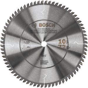imageBosch PRO1072SM 10 In 72 Tooth MiterSlide Miter Circular Saw Blade