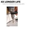imageBOSCH CO2131 1Piece 116 In x 178 In Cobalt Metal Drill Bit for Drilling Applications in LightGauge Metal HighCarbon Steel Aluminum and Ally Steel Cast Iron Stainless Steel Titanium2364 x 478