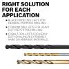 imageBOSCH CO2131 1Piece 116 In x 178 In Cobalt Metal Drill Bit for Drilling Applications in LightGauge Metal HighCarbon Steel Aluminum and Ally Steel Cast Iron Stainless Steel Titanium1164 x 314