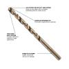 imageBOSCH CO2131B 1Piece 116 In x 178 In Cobalt M42 Metal Drill Bit with ThreeFlat Shank for Drilling Applications in Stainless Steel Cast Iron Titanium LightGauge Metal Aluminum12 In X 6 In