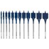 imageBOSCH DSB5012 12Piece Assorted Set Daredevil Spade Bits 14 in Hex Shank Ideal for Fast Drilling Applications in WoodBit Set