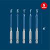 imageBOSCH PTBX05 5 pc Porcelain Tile Drill Bit Set