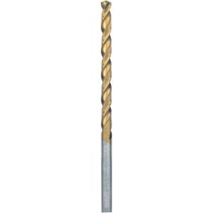 imageBOSCH TI14 14Piece Assorted Set Titanium Nitride Coated Metal Drill Bits with Included Case with ThreeFlat Shank for Applications in HeavyGauge Carbon Steels Light Gauge Metal Hardwood1164 Diameter