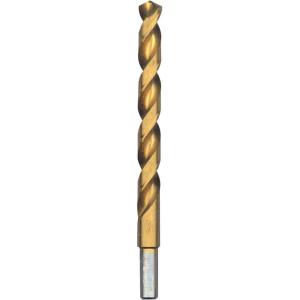imageBOSCH TI14 14Piece Assorted Set Titanium Nitride Coated Metal Drill Bits with Included Case with ThreeFlat Shank for Applications in HeavyGauge Carbon Steels Light Gauge Metal Hardwood1532 Diameter