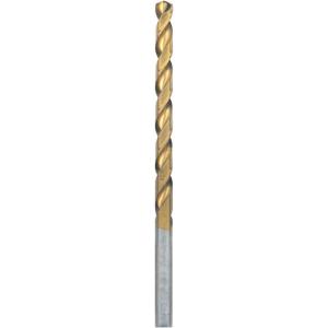 imageBOSCH TI14 14Piece Assorted Set Titanium Nitride Coated Metal Drill Bits with Included Case with ThreeFlat Shank for Applications in HeavyGauge Carbon Steels Light Gauge Metal Hardwood1364 Diameter