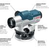 imageBOSCH GOL 32 32X Automatic Optical Level Includes Plumb Bob Tool Kit ampamp Carrying Case32x Optical Level