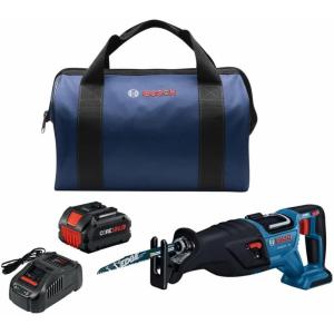imageBOSCH GSA18V110N PROFACTOR 18V 118 In Reciprocating Saw Bare Toolw 18V 8 Ah Battery