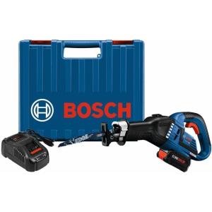 imageBOSCH GSA18V125K14A 18V EC Brushless 114 InStroke MultiGrip Reciprocating Saw Kit with 1 CORE18V 8 Ah High Power Battery