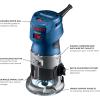 imageBOSCH GKF125CEN 125 HP Max VariableSpeed Palm Router ToolSpeed Router