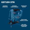 imageBOSCH GST18V37N 18V Brushless TopHandle Jig Saw  Powerful Compact 37quot Cutting Depth 3300 SPM 4 Orbital Settings Variable Speed Dial LED Light ToolFree Blade Change Bare Tool