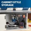 imageBOSCH RA1181 Benchtop Router Table 27 in x 18 in Aluminum Top with 212 in Vacuum Hose PortCabinet Storage