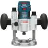 imageBosch PR20EVSPK 56Amp Colt Palm Grip 1Horsepower Fixed and Plunge Base VariableSpeed Router Combo Kit Blue