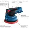 imageBOSCH GEX12V5N 12V Max Brushless 5quot Random Orbit Sander  Ergonomic Palm Grip Dust Collection System Speed Selector SoftStart Technology Bare Tool