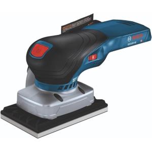 imageBOSCH GSS18V40N 18V Brushless Sheet Orbital Finishing Sander with Dust Bag 14 Sheet and 13 Sheet Bare Tool