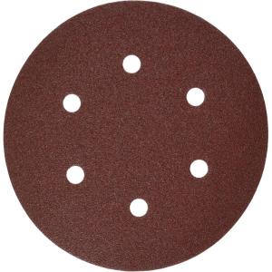 imageBosch SR6R080 5Piece 80 Grit 6 in 6 Hole HookandLoop Sanding Discs
