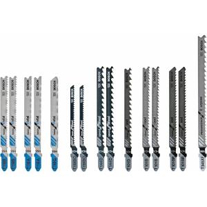 imageBOSCH T15RC 14Piece TShank Wood and Metal Cutting Jig Saw Blade Set