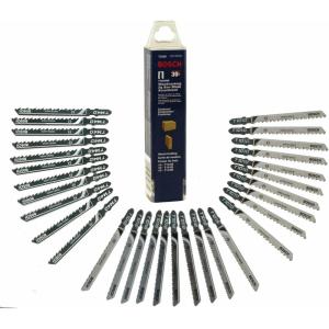 imageBOSCH T30W 30Piece TShank Jig Saw Blade Set Optimized for Woodworking