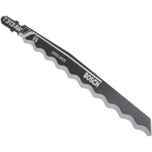 imageBOSCH T313AW3 3Piece 6 In Knife Edge Special for Soft Materials TShank Jig Saw Blades