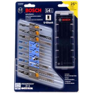 imageBosch 14 Piece UShank Jigsaw Blade Set with Storage Case