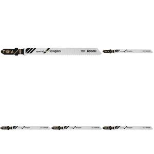 imageBosch T101A3 3Piece 4 In 14 TPI Special for Plexiglas TShank Jig Saw Blades4 14 TPI  3 pcs Pack of 5