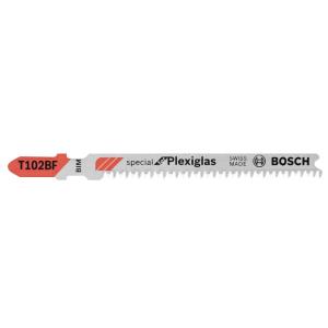 imageBosch T102BF 3Piece 258 In 13 TPI Clean for Plexiglas BiMetal Jig Saw Blades358 13 TPI  3 pcs