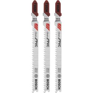 imageBosch T102H 3Piece 3 In 10 TPI Clean for PVC High Carbon Steel Jig Saw Blades