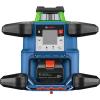 imageBOSCH GRL400090CHVK REVOLVE 18V Connected GreenBeam SelfLeveling HorizontalVertical Rotary Laser Kit Includes CORE18V 4 Ah Battery ampamp Charger Tripod Rod Receiver Carrying Case ampamp Accessories