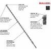 imageBOSCH HC2040 14 in x 2 in x 4 in Bulldog SDSPlus Rotary Hammer Bit