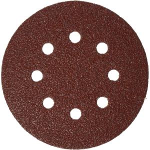 imageBosch SR5R040 5Piece 40 Grit 5 in 8 Hole HookandLoop Sanding Discs