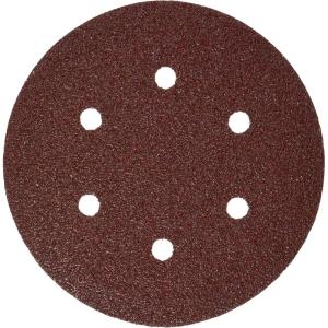 imageBosch SR6R040 5Piece 40 Grit 6 in 6 Hole HookandLoop Sanding Discs