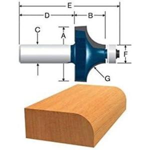 imageBosch 85297MC 12 in Roundover Router Bit