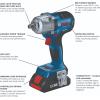 imageBOSCH GDS18V330CB25 18V Brushless ConnectedReady 12 In MidTorque Impact Wrench Kit with Friction Ring and ThruHole and 2 CORE18V 4 Ah Advanced Power Batteriesw 2 18V 4 Ah Batteries