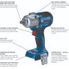 imageBOSCH GDS18V330CB25 18V Brushless ConnectedReady 12 In MidTorque Impact Wrench Kit with Friction Ring and ThruHole and 2 CORE18V 4 Ah Advanced Power BatteriesTool Only