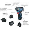 imageBOSCH GSR12V300FCB22 12V Max EC Brushless Flexiclick 5In1 DrillDriver System with 2 2 Ah BatteriesStarterKit