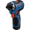imageBOSCH GSR12V300HXB22 12V Max Brushless 14 In Hex TwoSpeed Screwdriver Kit with 2 20 Ah BatteriesTool Only