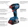 imageBOSCH GDX18V1860CN 18V ConnectedReady TwoInOne 14 In and 12 In BitSocket Impact DriverWrench Bare Toolw 18V 4 Ah Battery
