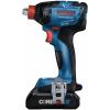 imageBOSCH GDX18V1860CN 18V ConnectedReady TwoInOne 14 In and 12 In BitSocket Impact DriverWrench Bare Toolw Two 18V 4 Ah Batteries