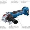 imageBOSCH GWS18V10PB14 18V Brushless 412  5 In Angle Grinder Kit with Paddle Switch and 1 CORE18V 8 Ah High Power BatteryTool Only