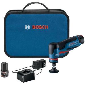 imageBOSCH GWG12V20SB23 12V Max Brushless 14 In Right Angle Die Grinder Kit with 2 30 Ah Batteriesw 2 12V Batteries