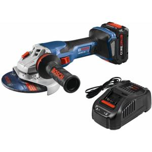 imageBOSCH GWS18V13PN PROFACTOR 18V 5  6 In Angle Grinder with Paddle Switch Bare Toolw 18V 8 Ah Battery  Bluetooth Connectivity