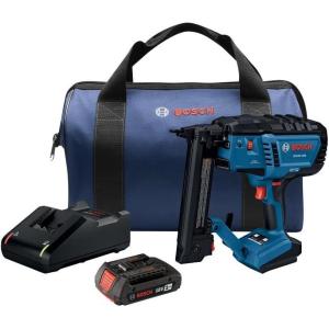 imageGTH18V18MB12 18V Brushless 18Gauge Narrow Crown Stapler Kit with 1 2 Ah Standard Power BatteryTool  Battery  Charger